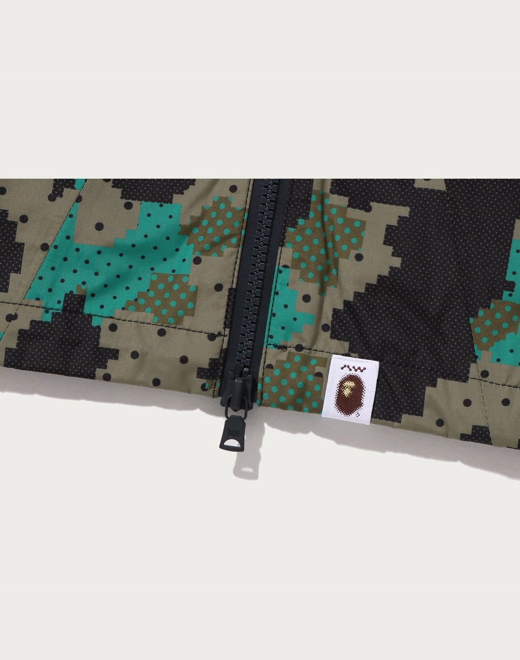 BAPE BY KAZUKI KURAISHI CAMO SHARK PACKABLE SNOWBOARD JACKET MENS