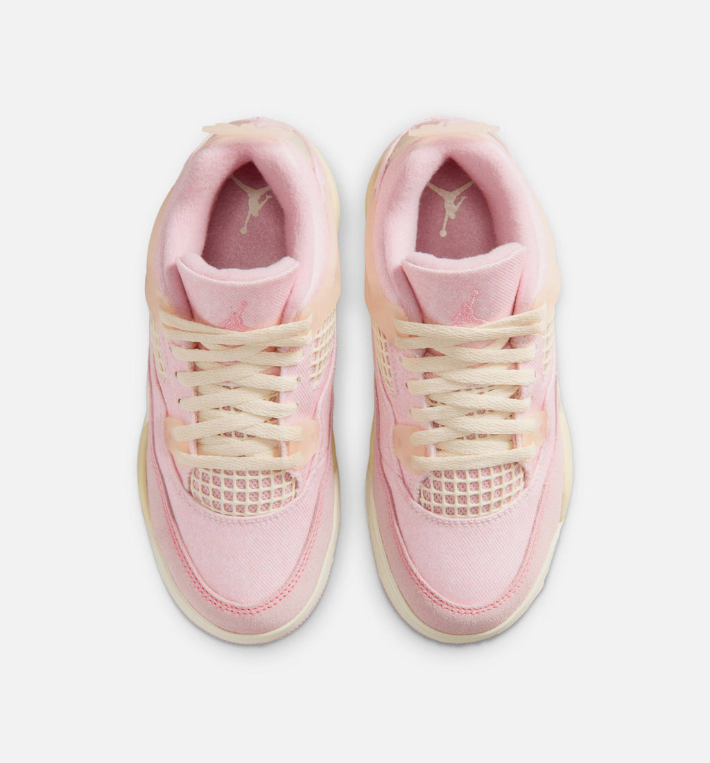 Air Jordan 4 Retro Pink Pearl Preschool Girls' Sneakers - Pearl Pink / Pink / Off-White