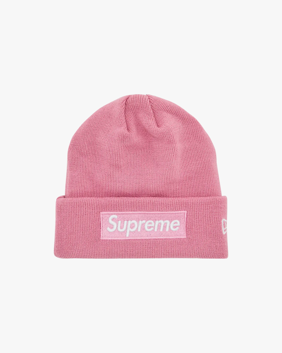Supreme New Era Box Logo Beanie (FW24) Dusty Pink