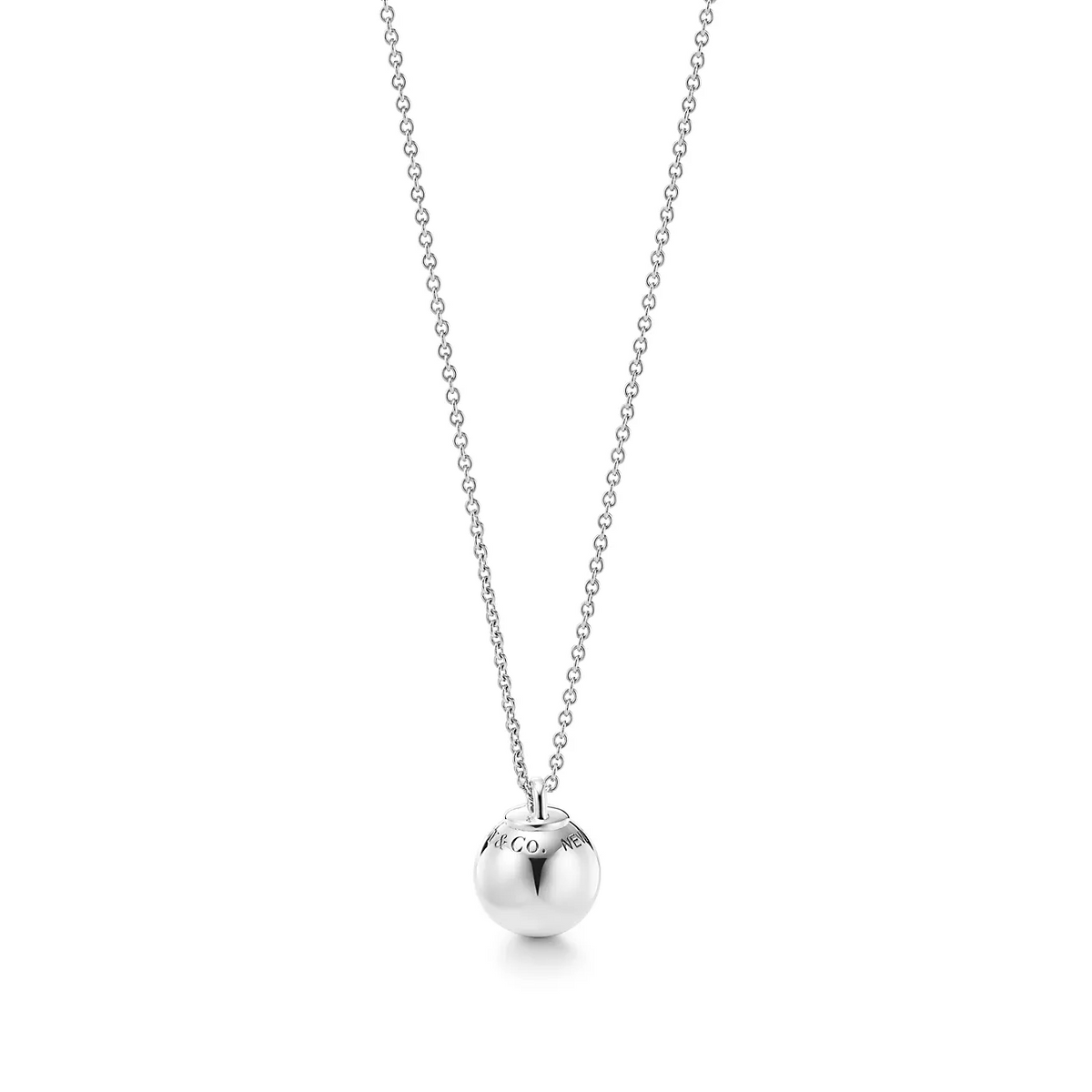 TIFFANY BALL PENDANT 12.75MM NECKLACE