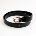 Akiyama Vortex Metal Buckle Leather Belt Punk Avant-Garde Waist Belt