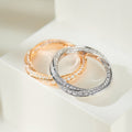 TIFFANY SPIRAL DIAMOND RING
