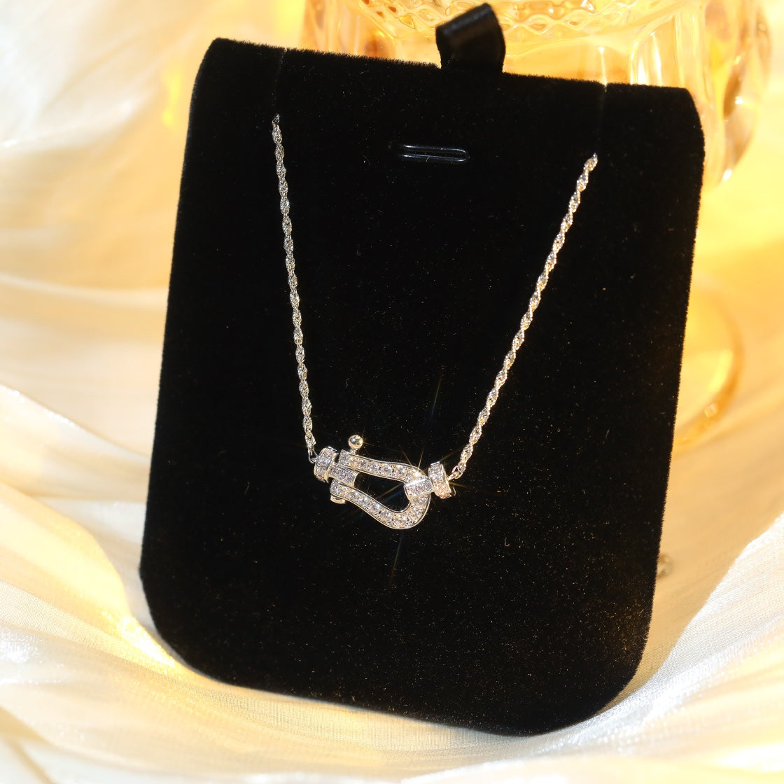FRED FORCE 10 DIAMOND SILVER NECKLACE MINI MODEL