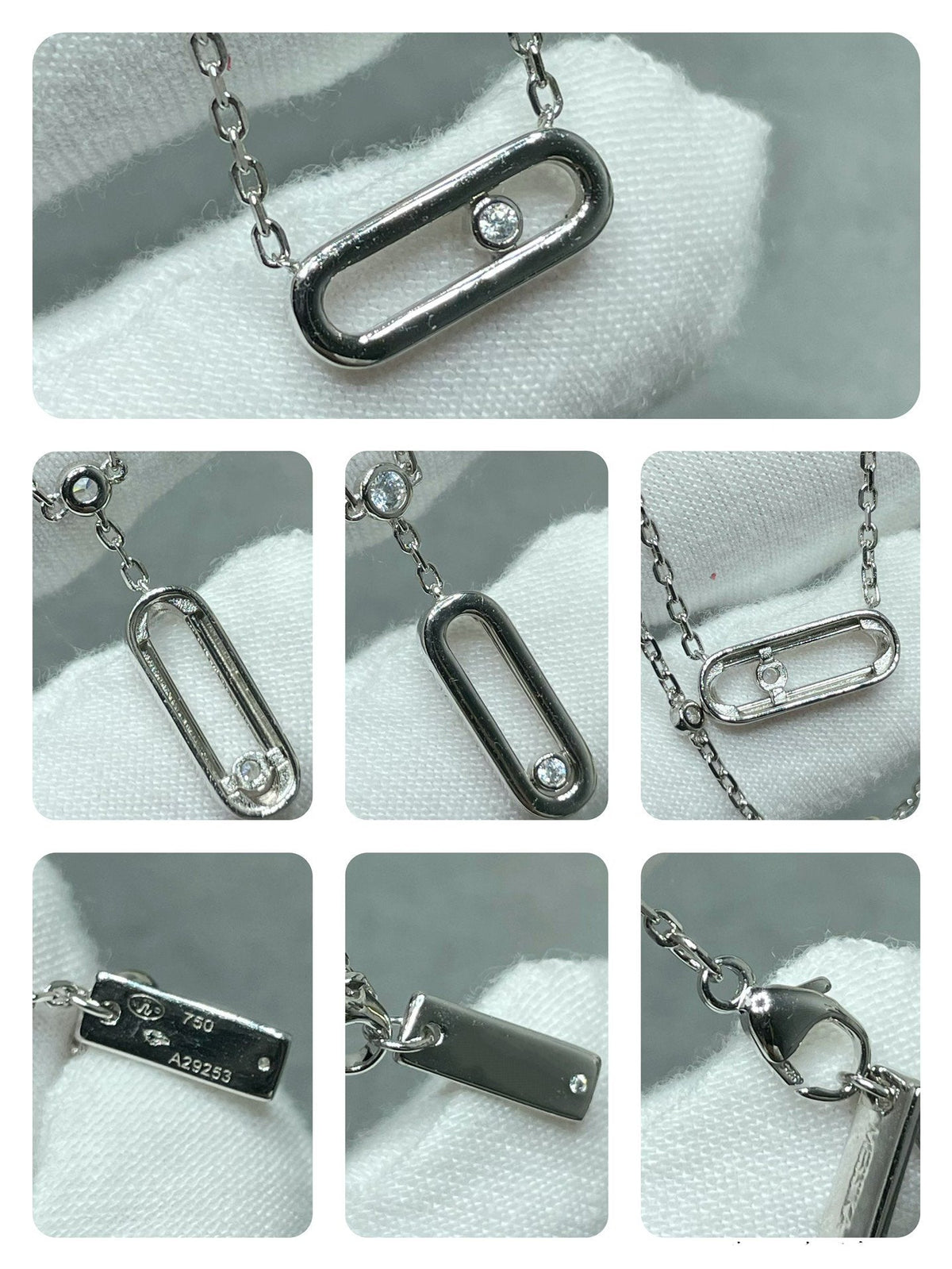 MESSIKA MOVE UNO 2 ROW DIAMOND NECKLACE