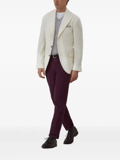 Brunello Cucinelli v-neck long-sleeved jumper