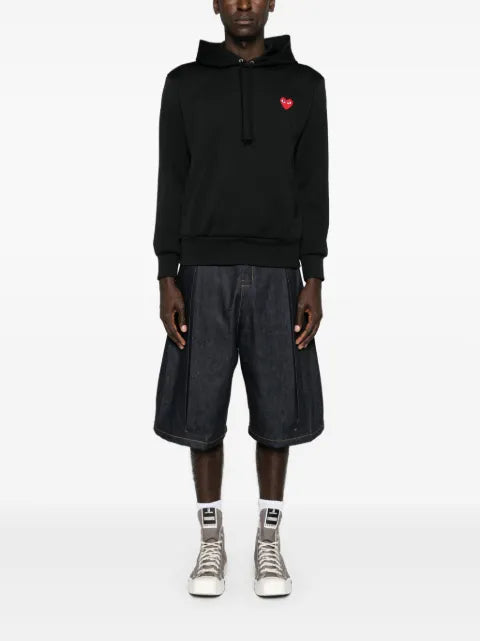 Comme Des Garçons Play heart-print pullover hoodie