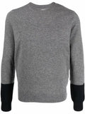 Comme Des Garçons Shirt two-tone wool jumper