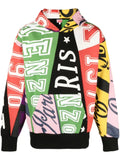 Kenzo Flag-print cotton hoodie