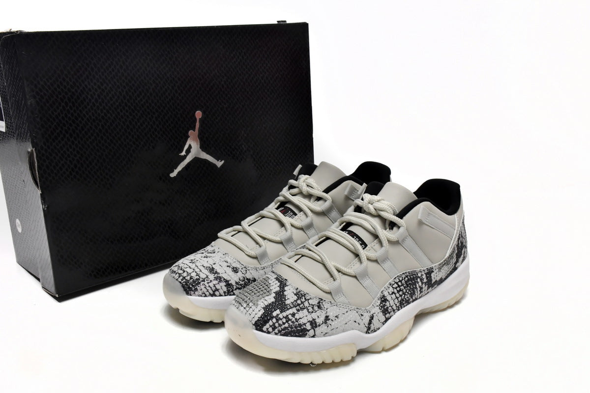 Air Jordan 11 Retro Low 'Light Bone Snakeskin' Reps Sneaker CD6846-002