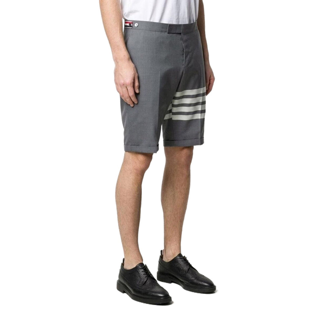 Thom Browne Style Four-Bar Leisure Pants