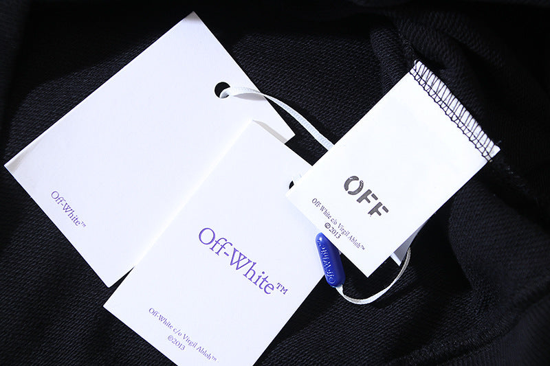 Off-White Logo-Embroidered Cotton Crewneck Sweatshirt