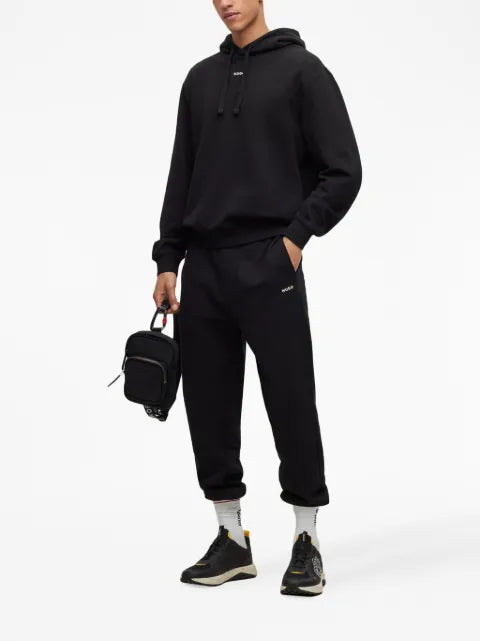 HUGO logo-print tracksuit in cotton terry