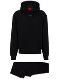 HUGO logo-print tracksuit in cotton terry