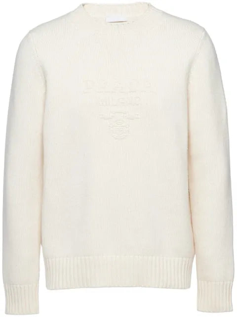 Prada wool and cashmere crew-neck sweater