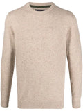 Barbour mélange-effect crew-neck jumper
