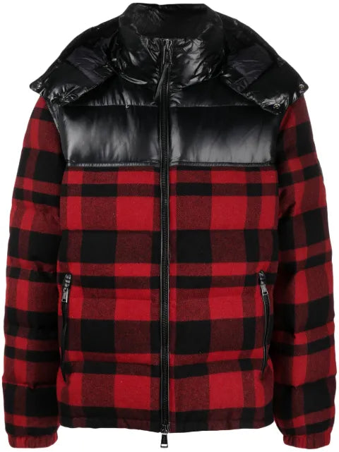 Polo Ralph Lauren check-print puffer jacket