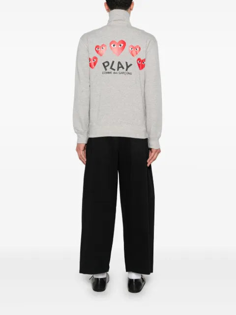 Comme Des Garçons Play heart-patch sweatshirt