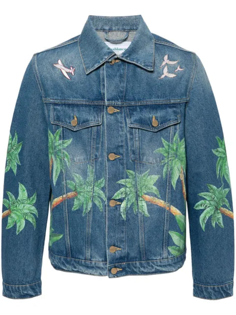 Casablanca Tennis Club denim jacket