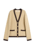 Valentino Garavani cardigan with Toute La V pattern