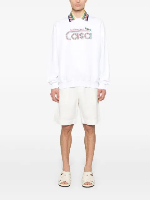 Casablanca Equipement Sportif Embroidered sweatshirt