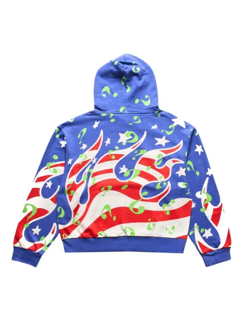 Sky High Farm Flame "Blue" hoodie