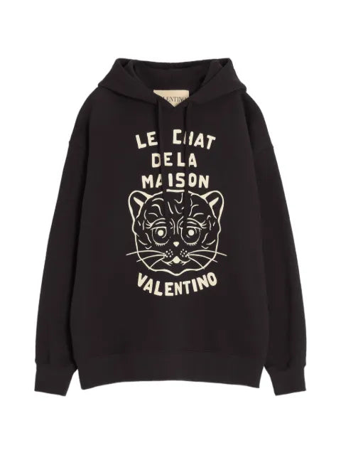 Valentino Garavani graphic-print drawstring hoodie