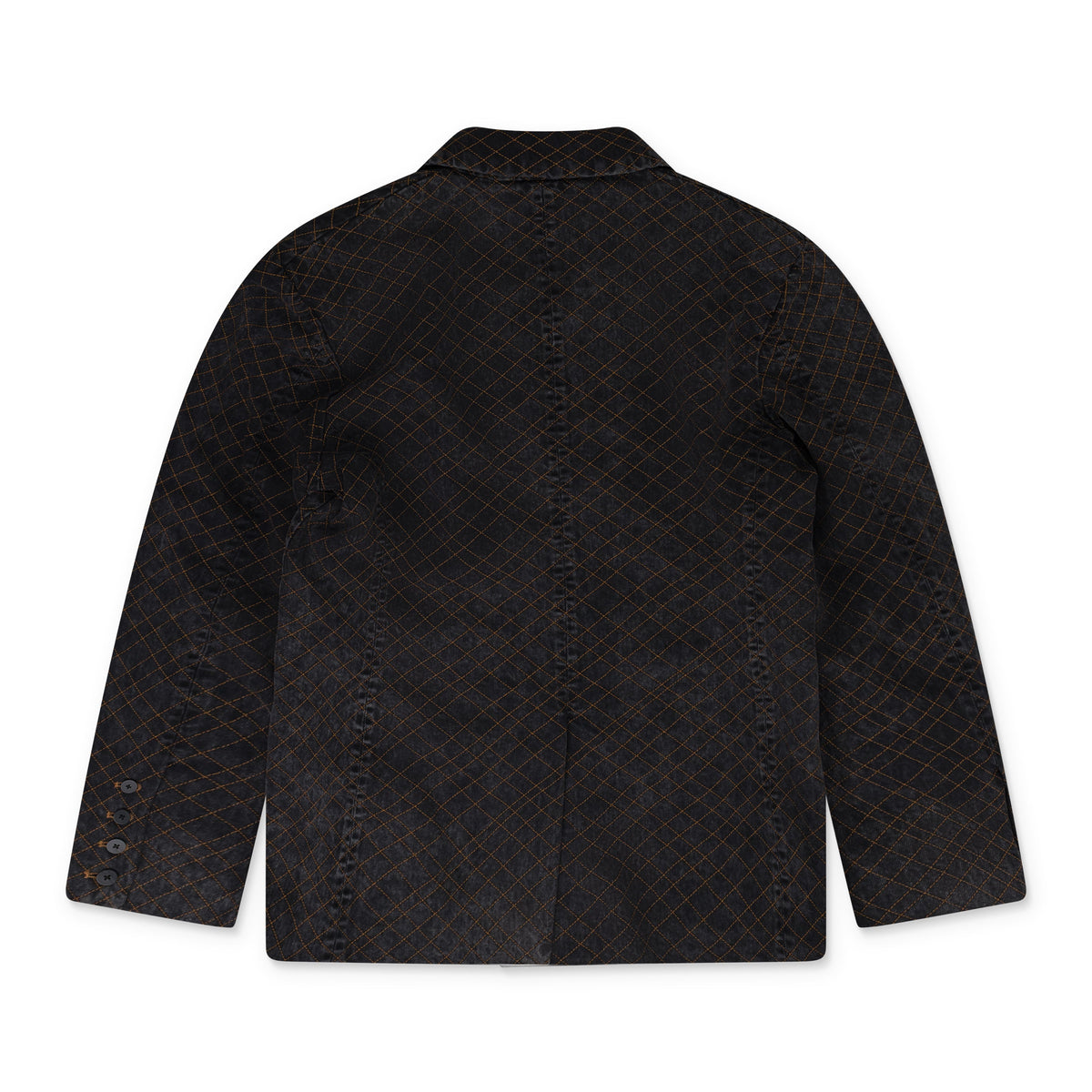 Grey Scratch Mark Embroidered Blazer
