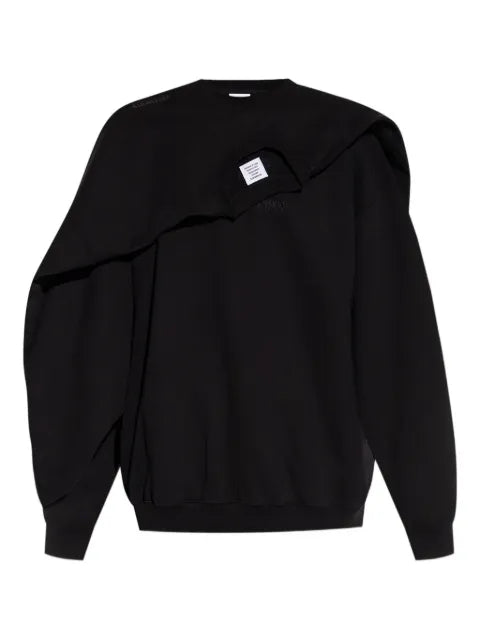 VETEMENTS layered cotton sweatshirt