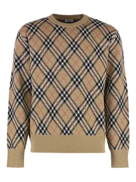Burberry checked sweater