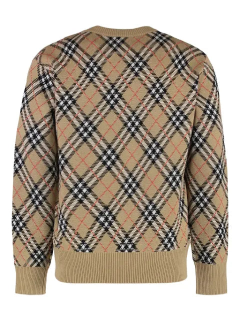 Burberry checked sweater