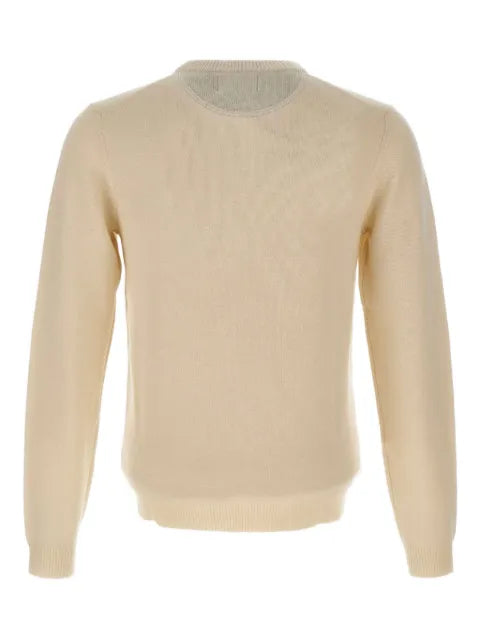 Sun68 embroidered-logo crew-neck sweater