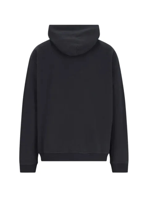 Maison Margiela logo-print jersey hoodie