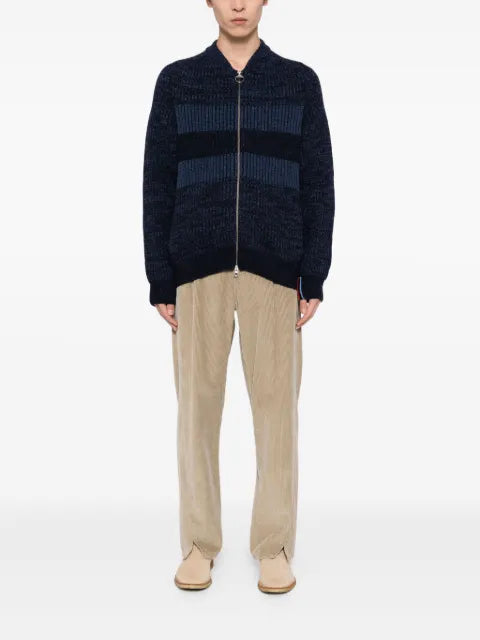 Barbour x Paul Smith bomer cardigan