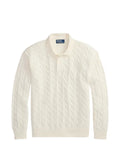 Polo Ralph Lauren cable-knit polo-collar sweater