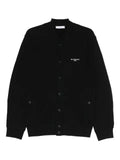 Givenchy Couture Seam cardigan in fleece embroidered Paris