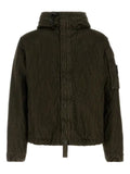 Stone Island hooded corduroy jacket