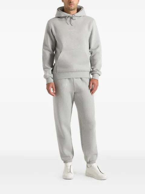Manière De Voir JS004 in marl grey Signature regular-fit hoodie
