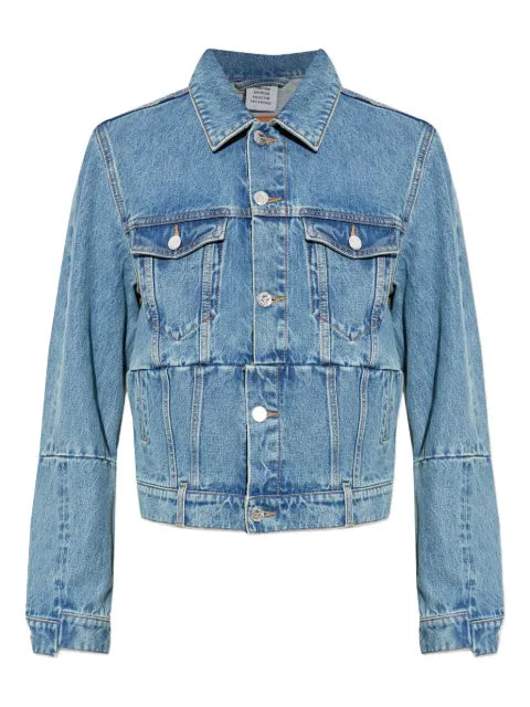 VETEMENTS button-up blue jacket