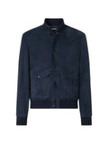 Zegna suede blouson jacket