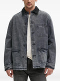 Purple Brand corduroy-detail buttoned jacket
