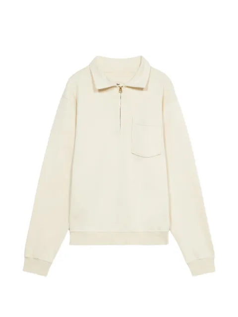 Fortela woven zip-up sweatshirt