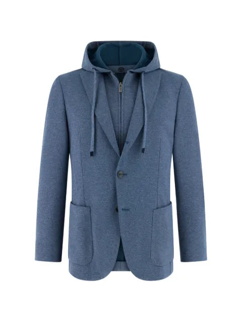 Boggi Milano Madison sweatshirt jacket in a stretch cotton blend