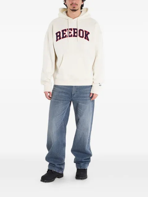Reebok logo-embroidery hoodie