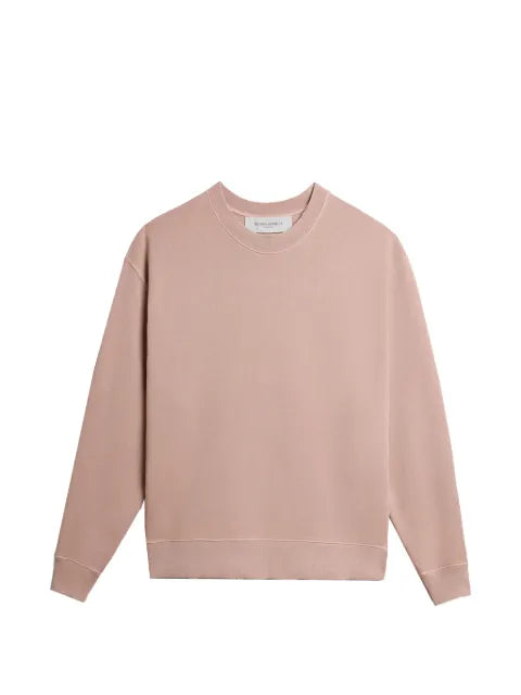 Golden Goose powder-pink sweatshirt with reverse logo on the back - Jersey Capsule