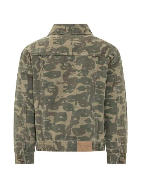 KidSuper camouflage button jacket