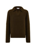 Ferragamo knitted sweater with polo collar