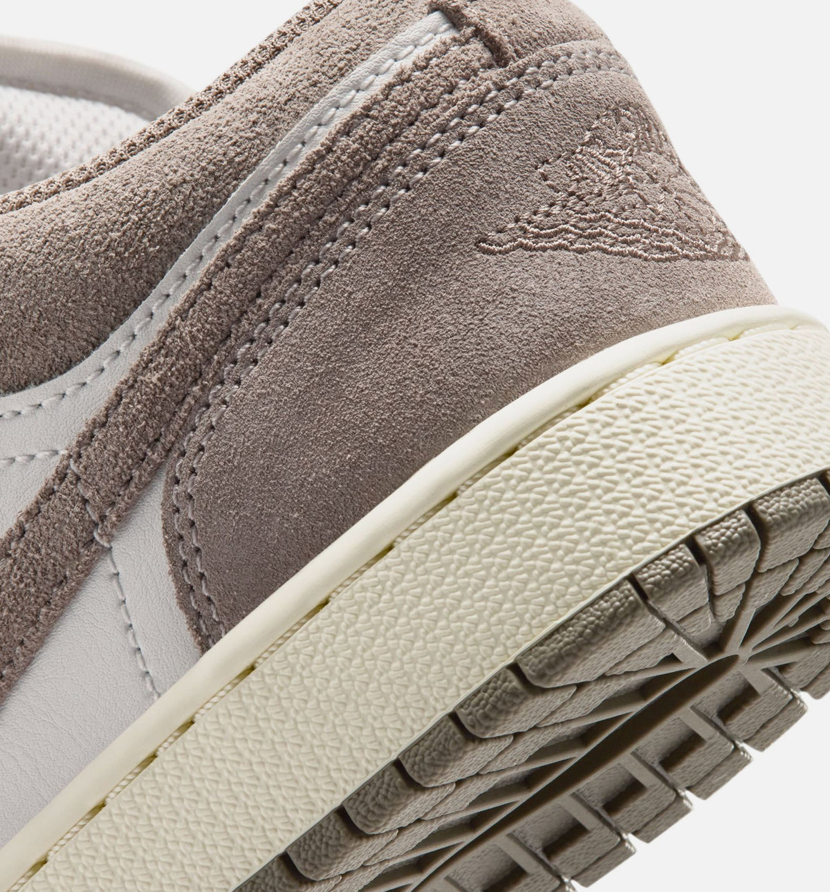 Air Jordan 1 Low Grade School Youth Sneakers - Olive Green