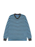 Junya Watanabe MAN striped V-neck sweatshirt
