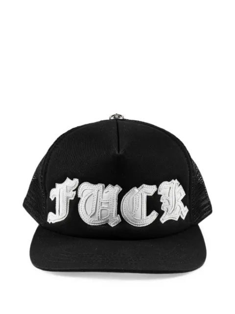 Chrome Hearts letter-patch baseball cap