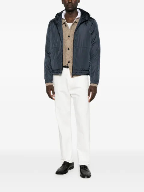 ASPESI hooded zip-up jacket